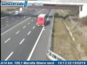 Slika pregleda web-kamere Marotta - A14 - KM 189,1